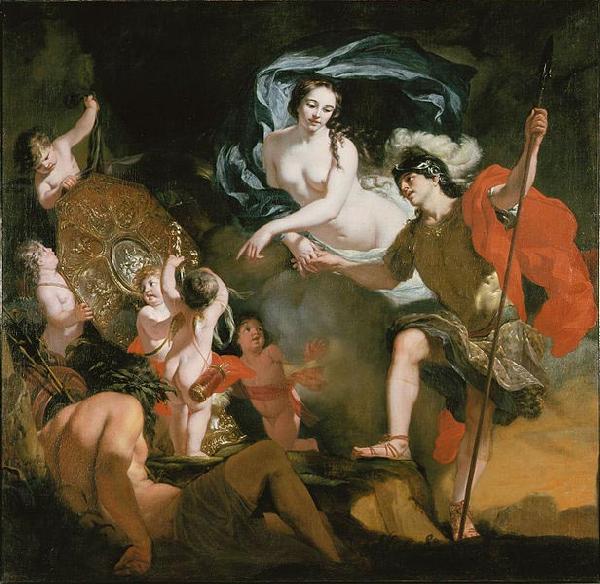 Gerard de Lairesse Venus schenkt wapens aan Aeneas oil painting picture